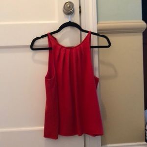 Theory red sleeveless top